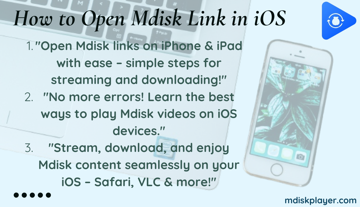 How to Open Mdisk Link in iOS