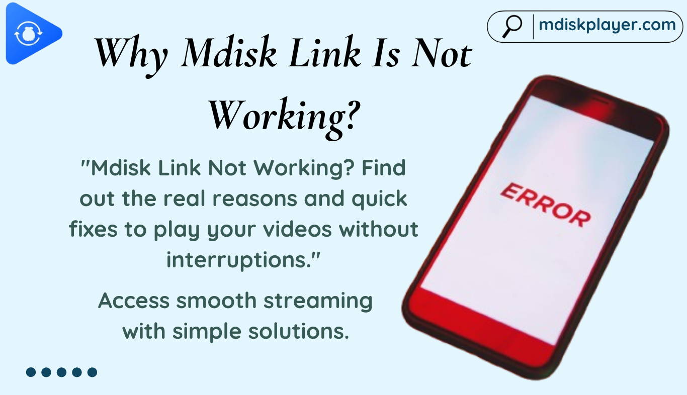 Why Mdisk Link Is Not Working?